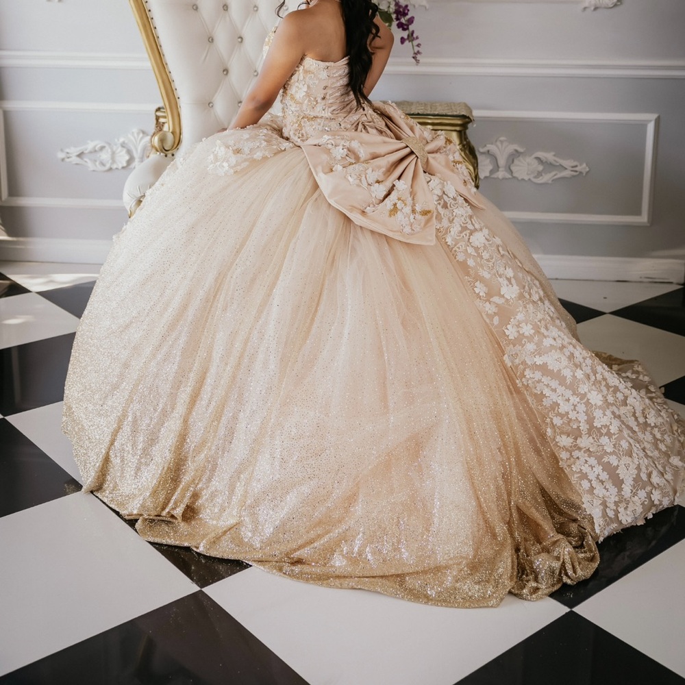 Elegant Pink Ball Gown